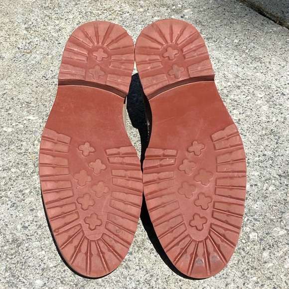 NWOT - 1901 Tan Suede Leather Oxford Shoe - Picture 4 of 4